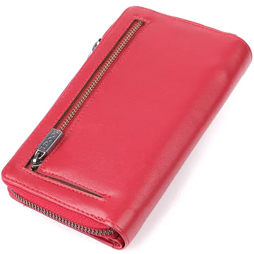 Женский вертикальный кошелек из натуральной кожи Tony Perotti 17х9.5х2.5 см acs0032275 - фото 2