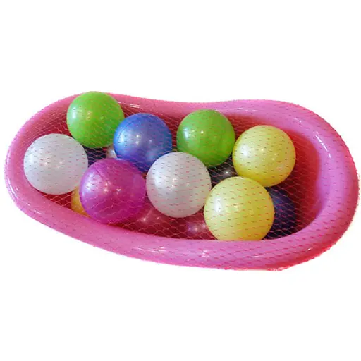 Ванночка большая с шариками, 3 цвета, Орион, 39x21.5x16 см