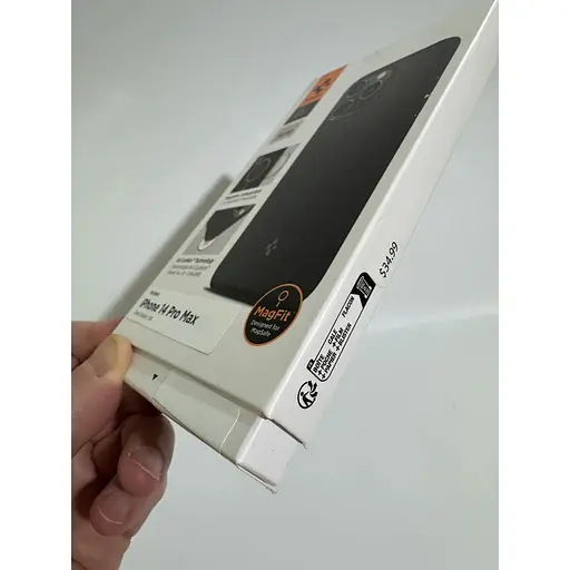 Оригинальный противоударный чехол Spigen Core Armor Mag MagSafe для iPhone 14 Pro Max Black ACS04635 MagFit - фото 5