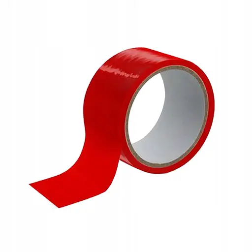 Скотч для бондажа Fetish Tentation 15м красный - фото 2