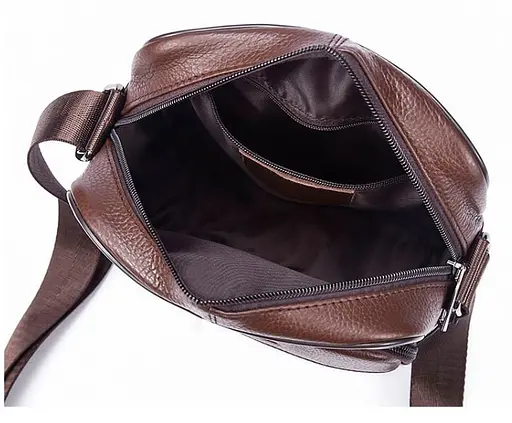 Чоловіча шкіряна сумка Vintage 17х23х5,5 см sum0012346 - фото 4