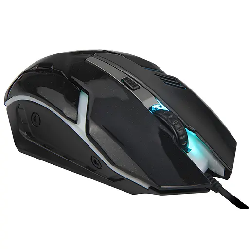 Дротова миша MEETION M371 USB з LED-підствіткою чорна - фото 4