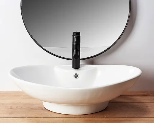 Умивальник Rea Rosa накладний білий REA-00692, Білий - фото 3