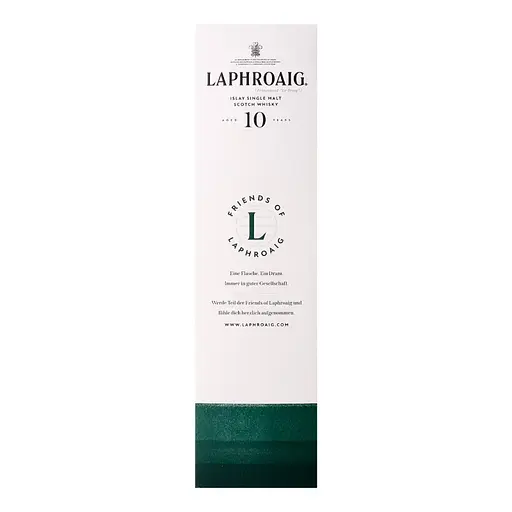 Виски Laphroaig 10 y.o. с бокалом для виски 40% 0.7 л  - фото 3