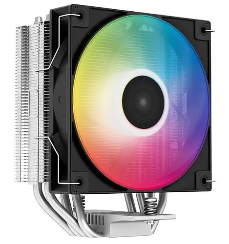 Кулер для процессора Deepcool AG400 LED Black, алюминий, 1x120 мм, Intel 115x/1200/1700/775, AMD AMx/FMx - фото 2