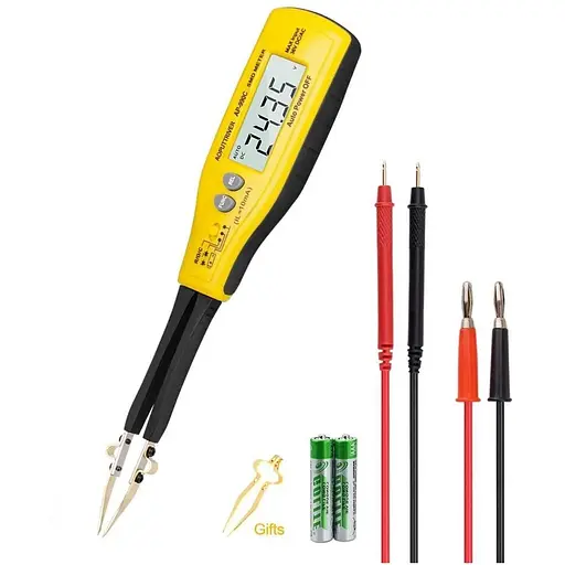 Цифровой измеритель SMD AP-990C, умный тестер SMD, ручной измеритель сопротивления диодов, умный пинцет, цифровой мультиметр, сопротивление 2 к