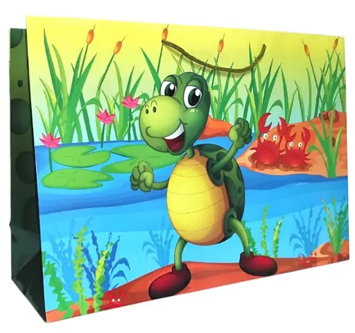 Набір подарункових пакетів Черепашка, 45x33x13 см, 6 шт. в упаковці, 9668-7