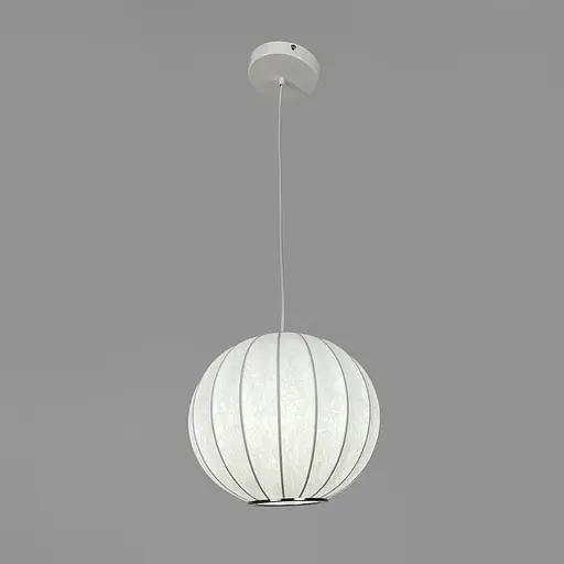 Дизайнерський світильник із полімерним абажуром Ø26x22 см Line F AK04-260 x 220 Білий - фото 2