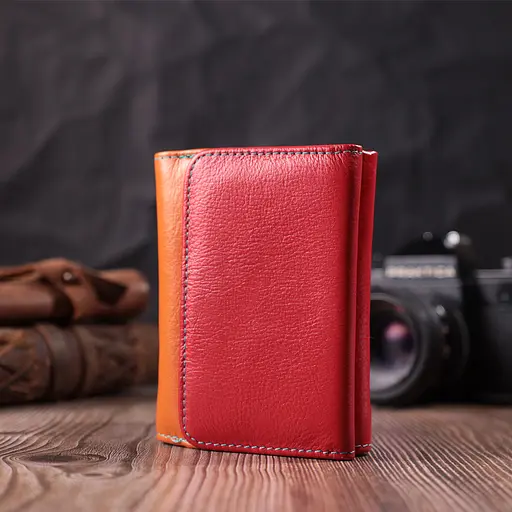 Кожаный женский кошелек ST Leather 11.3х8.5х2 см acs0028434 - фото 7