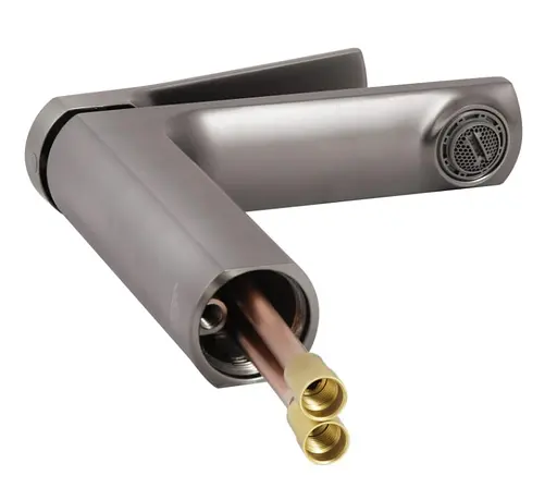 Смеситель для раковины Qtap Slavonice QTSLA270GMB45924 Gunmetal Black PVD - фото 2