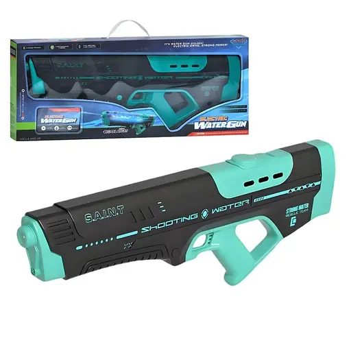Игрушечный водяной автомат T-09proB мощный, 56 см, с аккумулятором, USB зарядка