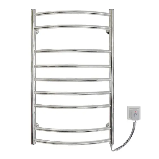 Электрический полотенцесушитель Kosser Дуга Элит 800x500/9 ER рег. ДДЕ02ЕR, Хром, Правое - фото 2