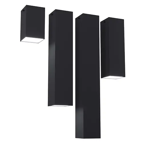 Точковий спот SQ square L 100 PikArt арт. 24140 Чорний - фото 2