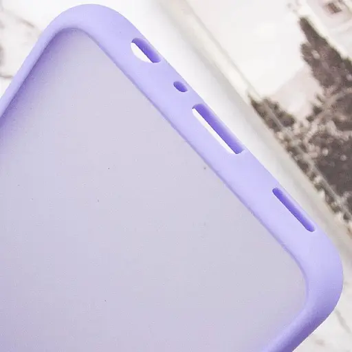 Чохол Epik TPU+PC Lyon Frosted для Oppo A3 4G/A3x 4G/ A40m Purple - фото 6