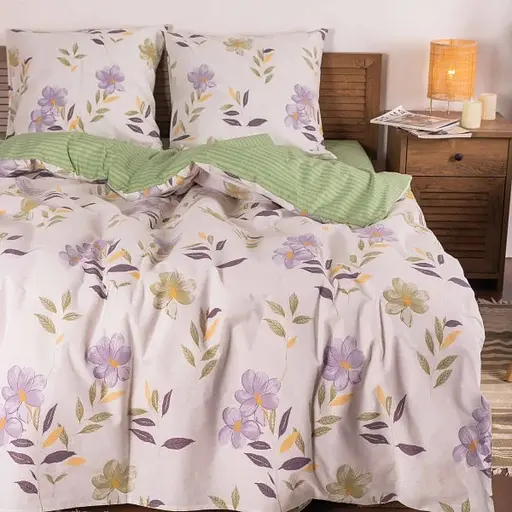 Комплект постільної білизни Viluta полуторний ранфорс 23225 100% бавовна - фото 1