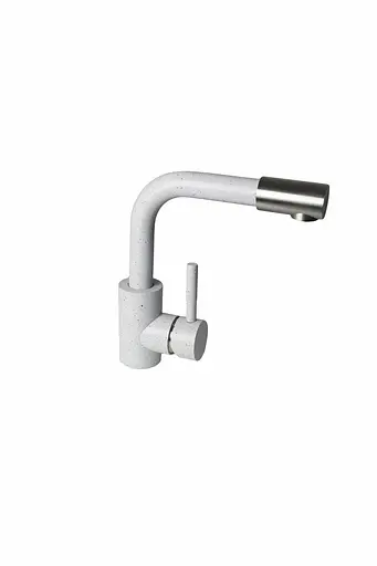 Смеситель для кухни Platinum 8530 Топаз Белый - фото 1