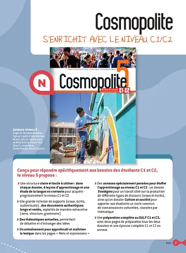 Cosmopolite 5 - Pack Livre de l'élève + Version numérique (C1-C2) - фото 3