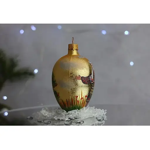 Набір ялинкових прикрас Санта Шоп Святкова пара скло (4820001154443) - фото 5