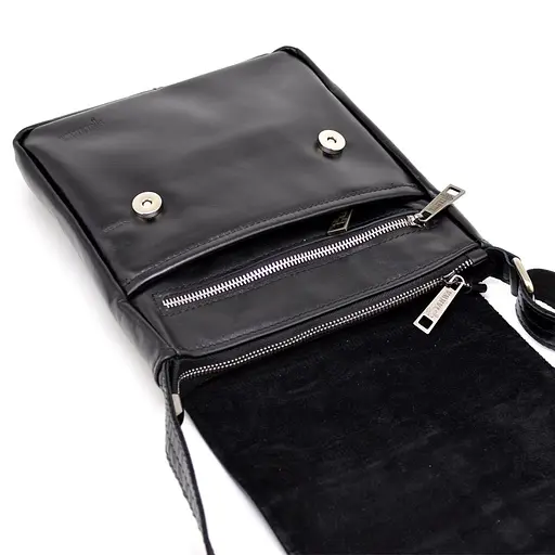 Кожаная мужская сумка-мессенджер TARWA 22х25.5х4 см sum0025409 - фото 9