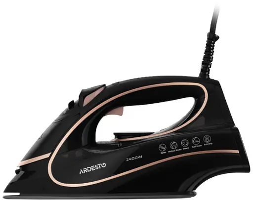Гладильный паровой утюг ARDESTO IR-B2235 с керамическим покрытием подошвы 450мл 2400Вт Черный/Белый - фото 6