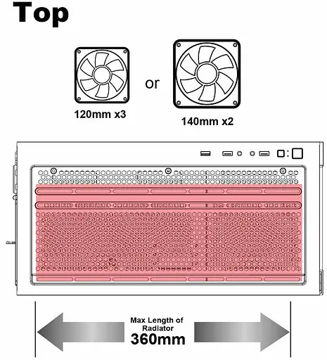 Корпус AZZA NEPTUN 491 (CSAZ-491), блок питания не входит в комплект, б/у - фото 10