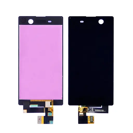 Дисплей для Sony E5603 Xperia M5 Dual Sim/E5606/E5633 с черным тачскрином - фото 1