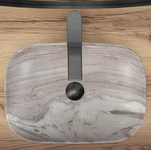 Умивальник Rea Belinda ASH накладний REA-U3324 - фото 3