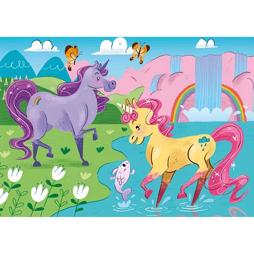 Пазл 2 в 1 Clementoni I Believe in Unicorns: 2 шт. по 20 елементів (24754) - фото 2