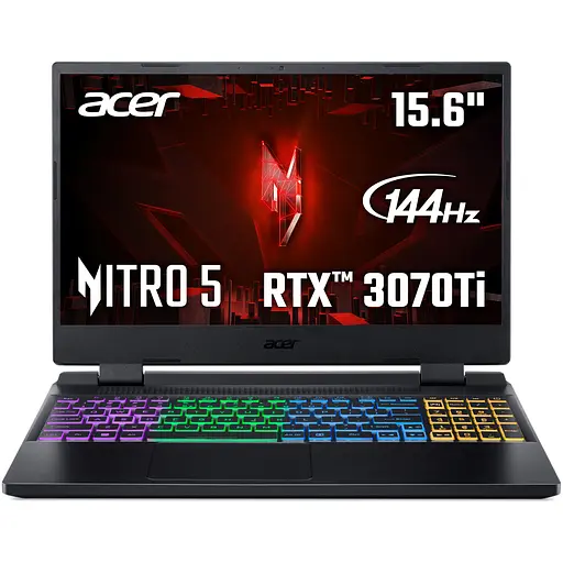 Ноутбук Игровой Acer Nitro 5 AN515-46 с процессором AMD Ryzen™ 7 6800H pana la 4.7 GHz, 15.6", Full HD, IPS, 144Hz, 16GB DDR5, 512GB SSD, NVIDIA® GeForce RTX™ 3 - фото 3