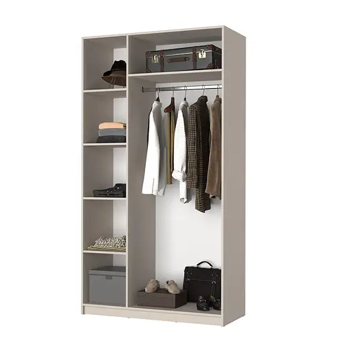 Шкаф 3-дверный MebelStar Оскар ДСП BG, стандарт 120x52x220 см Дуб янтарный (MBS-4533) - фото 2