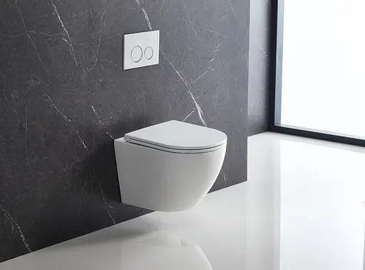 Унитаз подвесной Mixxus Premium Ellipse-0301-R 495x365x365 мм, система смыва Rimless MP6460, Белый - фото 7