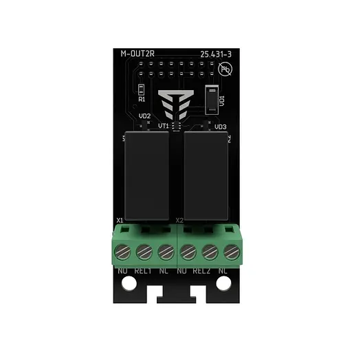Модуль расширения на 2 релейных выхода Tiras M-OUT2R (21-00084)