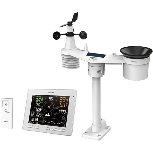 Умная метеостанция Sencor SWS 16600 WIFI белая [134791] - фото 2