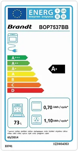 Духовой шкаф Brandt BOP7537LX - фото 4