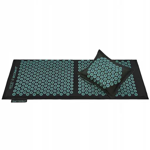 Коврик акупунктурный с подушкой 4FIZJO Eco Mat XL Аппликатор Кузнецова 4FJ0514 Black/Blue (P-5907739317452) - фото 12