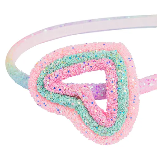 Обруч для волос Радуга в волосах - фото 2