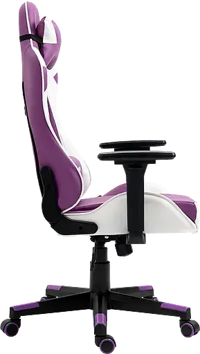 Геймерское детское кресло GT Racer белое с фиолетовым (X-5934-B Kids White/Violet) - фото 4