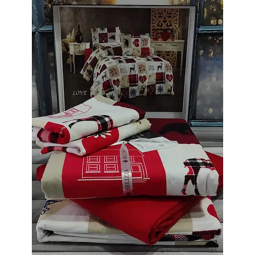 Комплект постільної білизни Belizza Сімейний 000271083