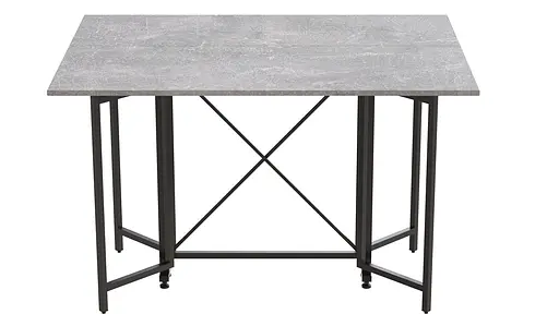 Стол-книга трансформер Спайдер Ferrum-decor 750x1150x880 Черный металл ДСП Бетон 16 мм (FRD-105094) - фото 5