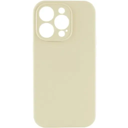 Чохол Silicone Case із захистом камери Full Apple iPhone 15 Pro Antique White