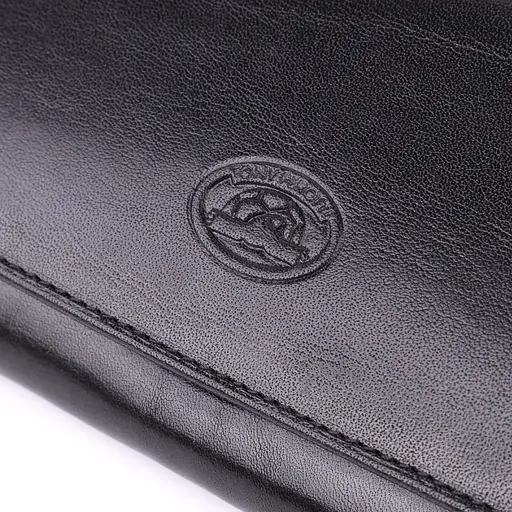 Стильный женский горизонтальный кошелек из натуральной глянцевой кожи Tony Perotti 173х9.7х3.5 см acs0032274 - фото 5