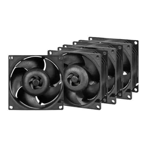 Вентилятор Arctic S8038-7K/4-PACK Black (ACFAN00292A)