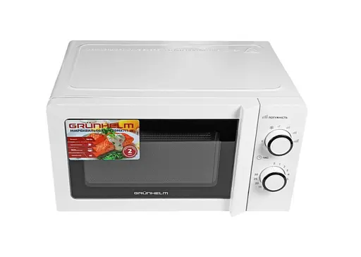Мікрохвильова піч Grunhelm 20MX711-W мікрохвильова піч 700 Вт Біла - фото 2