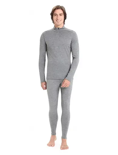Термокофта Icebreaker 200 Oasis LS Half Zip Men Gritstone L (1052-104 367 013 L) - фото 4