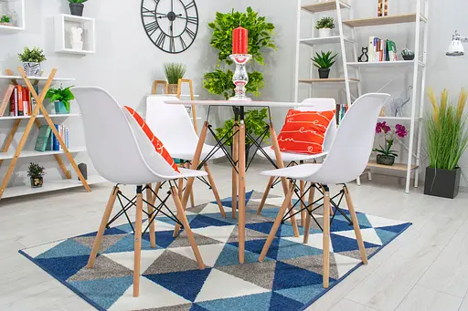 Обеденный комплект JUMI Scandinavian-4 WHITE - фото 2