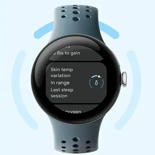 Умные часы Google Pixel Watch 2 Wi-Fi Polished Silver / Bay Band - фото 6