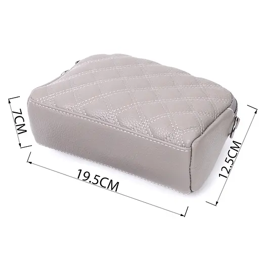 Женская сумка Vintage прошита ромбами на лицевой стороне из натуральной кожи 19.5х12.5х7 см sum0027022 - фото 3