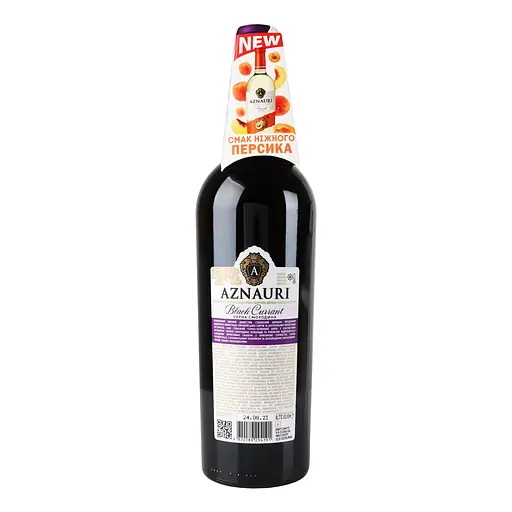 Вино Aznauri Black Currant чорна смородина червоне напівсолодке 0.75 л - фото 3