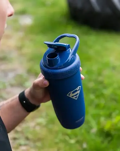 Шейкер спортивний SmartShake Reforce 900 мл DC Superman (11150901) - фото 2