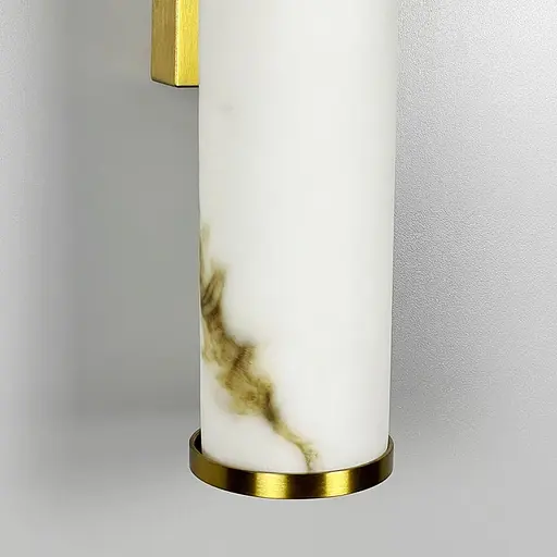 Бра Line F з імітацією мармуру з латунним корпусом Ø6х30 см Арт. WJ366/60*300H - фото 3